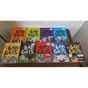 Lot Of 9 The Bad Guys Books by Aaron Blabey #1-6 #8-9 & #14 First Edition